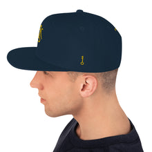 Load image into Gallery viewer, "SK with single key on sides" Snapback Hat