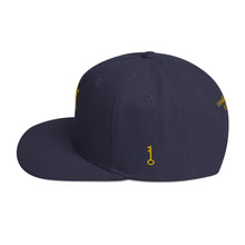 Load image into Gallery viewer, "SK with single key on sides" Snapback Hat