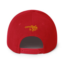 Load image into Gallery viewer, "SK with single key on sides" Snapback Hat