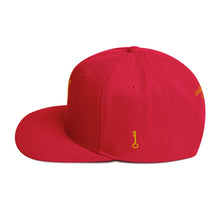 Load image into Gallery viewer, "SK with single key on sides" Snapback Hat