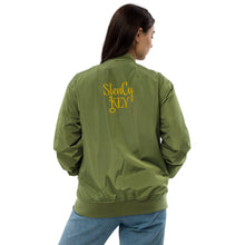 Load image into Gallery viewer, "SK"Premium recycled bomber jacket