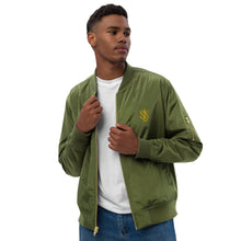 Load image into Gallery viewer, "SK"Premium recycled bomber jacket