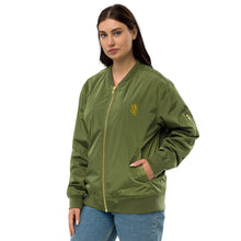 Load image into Gallery viewer, "SK"Premium recycled bomber jacket
