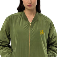 Load image into Gallery viewer, "SK"Premium recycled bomber jacket