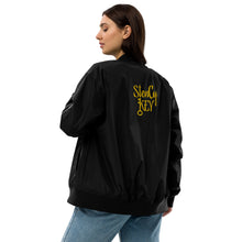 Load image into Gallery viewer, "SK"Premium recycled bomber jacket