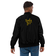 Load image into Gallery viewer, "SK"Premium recycled bomber jacket