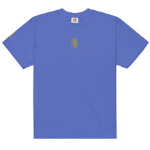 Load image into Gallery viewer, "SK with single KEY on sleeves" Unisex garment-dyed heavyweight t-shirt