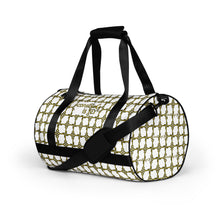Load image into Gallery viewer, All-over print gym bag "consiStenCy is KEY with separated KEY Cluster"