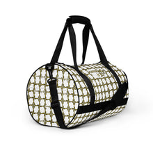 Load image into Gallery viewer, All-over print gym bag "consiStenCy is KEY with separated KEY Cluster"