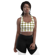 Load image into Gallery viewer, Longline sports bra "KEY Cluster (Printed)"