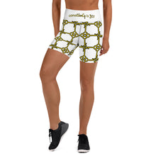Load image into Gallery viewer, Yoga Shorts "KEY Cluster with consiStenCy is KEY"