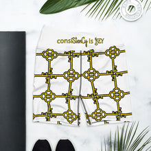 Load image into Gallery viewer, Yoga Shorts "KEY Cluster with consiStenCy is KEY"