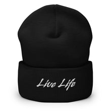 Load image into Gallery viewer, "Live Life" Cuffed Beanie