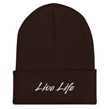 Load image into Gallery viewer, "Live Life" Cuffed Beanie