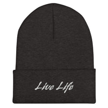 Load image into Gallery viewer, "Live Life" Cuffed Beanie