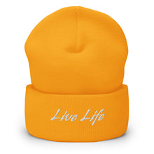 Load image into Gallery viewer, "Live Life" Cuffed Beanie