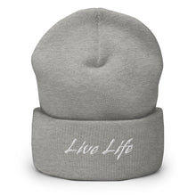 Load image into Gallery viewer, "Live Life" Cuffed Beanie