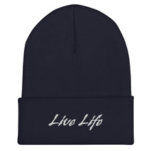 Load image into Gallery viewer, "Live Life" Cuffed Beanie
