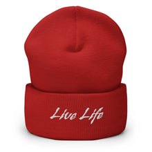 Load image into Gallery viewer, "Live Life" Cuffed Beanie