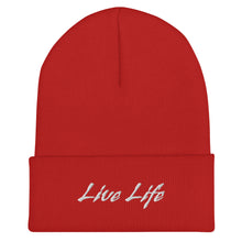 Load image into Gallery viewer, "Live Life" Cuffed Beanie