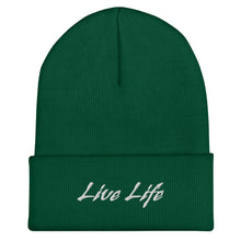 Load image into Gallery viewer, "Live Life" Cuffed Beanie