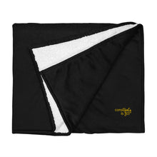 Load image into Gallery viewer, Premium Sherpa Blanket "consiStenCy is KEY (Embroidered)"