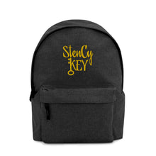 Load image into Gallery viewer, Backpack "StenCy KEY (Embroidered)"