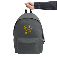 Load image into Gallery viewer, Backpack "StenCy KEY (Embroidered)"