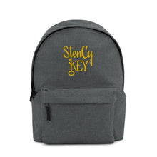 Load image into Gallery viewer, Backpack "StenCy KEY (Embroidered)"