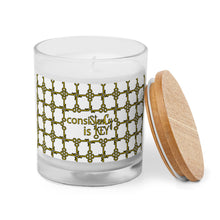 Load image into Gallery viewer, Glass jar candle "consiStenCy is KEY"