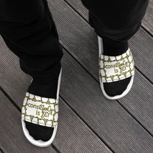 Load image into Gallery viewer, Men’s slides "consiStenCy is KEY"