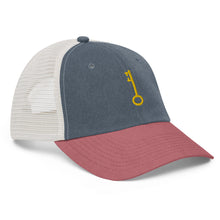 Load image into Gallery viewer, Pigment-dyed cap "Single Key (Embroidered)"