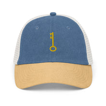Load image into Gallery viewer, Pigment-dyed cap "Single Key (Embroidered)"