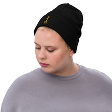 Load image into Gallery viewer, "Single KEY (Embroidered)" Ribbed knit beanie