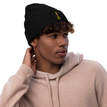 Load image into Gallery viewer, "Single KEY (Embroidered)" Ribbed knit beanie