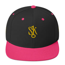 Load image into Gallery viewer, &quot;SK with single key on sides&quot; Snapback Hat
