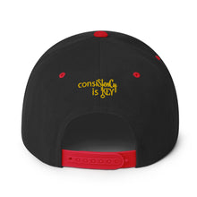 Load image into Gallery viewer, &quot;SK with single key on sides&quot; Snapback Hat
