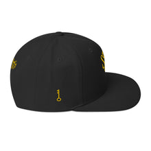 Load image into Gallery viewer, &quot;SK with single key on sides&quot; Snapback Hat
