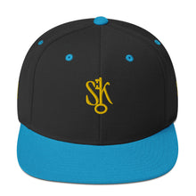 Load image into Gallery viewer, &quot;SK with single key on sides&quot; Snapback Hat

