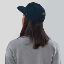 Load image into Gallery viewer, &quot;SK with single key on sides&quot; Snapback Hat
