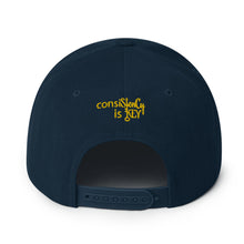 Load image into Gallery viewer, &quot;SK with single key on sides&quot; Snapback Hat
