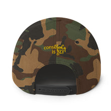 Load image into Gallery viewer, &quot;SK with single key on sides&quot; Snapback Hat
