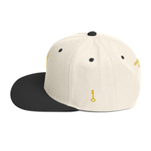 Load image into Gallery viewer, &quot;SK with single key on sides&quot; Snapback Hat
