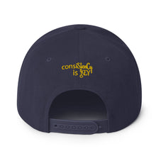 Load image into Gallery viewer, &quot;SK with single key on sides&quot; Snapback Hat
