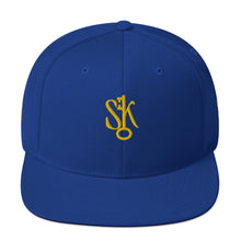 Load image into Gallery viewer, &quot;SK with single key on sides&quot; Snapback Hat
