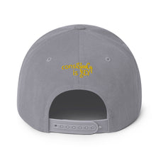 Load image into Gallery viewer, &quot;SK with single key on sides&quot; Snapback Hat
