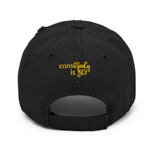 Load image into Gallery viewer, &quot;SK with single key on sides&quot; Distressed Dad Hat
