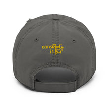 Load image into Gallery viewer, &quot;SK with single key on sides&quot; Distressed Dad Hat
