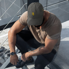 Load image into Gallery viewer, &quot;SK with single key on sides&quot; Distressed Dad Hat
