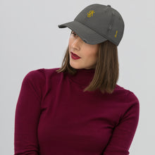 Load image into Gallery viewer, &quot;SK with single key on sides&quot; Distressed Dad Hat
